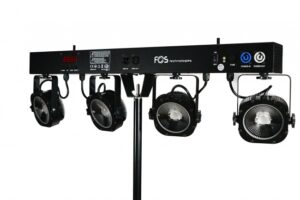 Fonte de luz 4x LEDs COB RGBW, 30 Watt cada